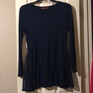 Navy blue blouse